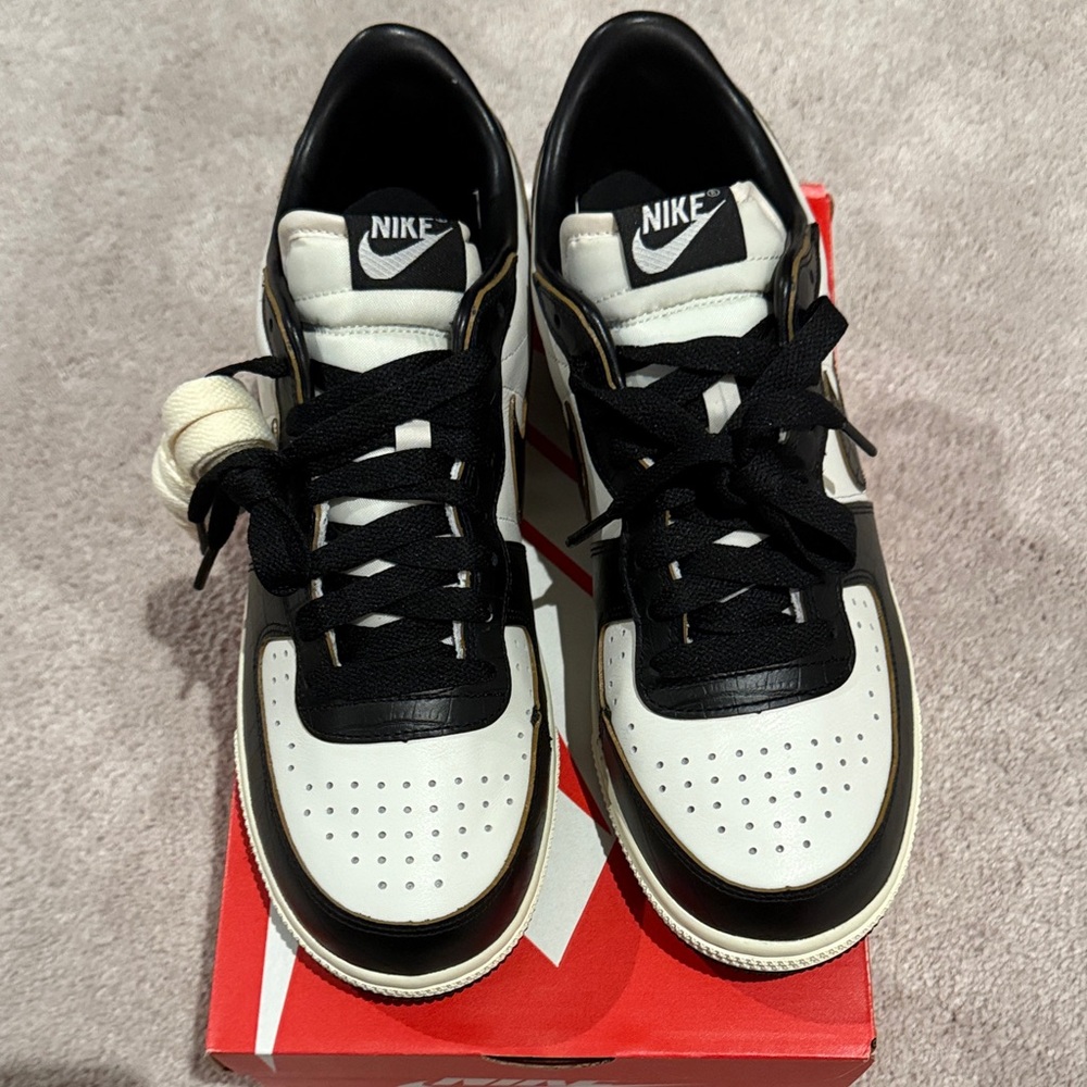 Brand New Nike Sz 10 Terminator Low ‘Black Croc’ w/ Box